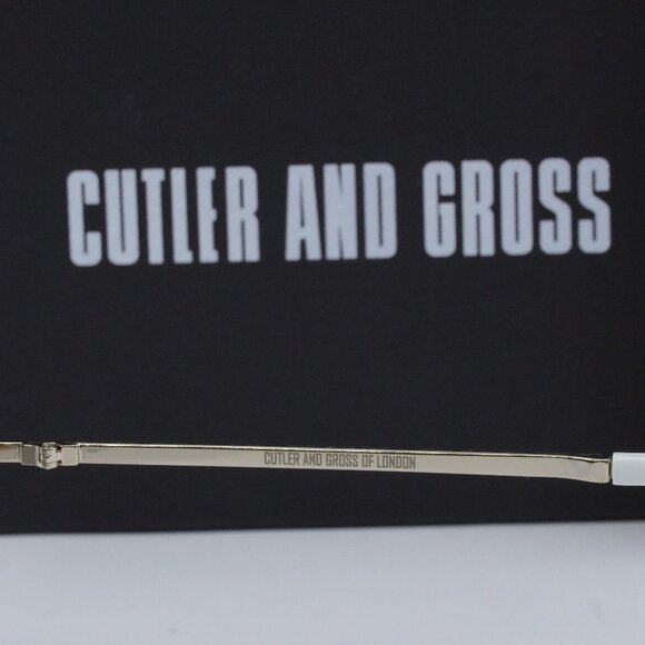 Final Price! Cutler and Gross CG1328S 002 Black White/Grey Sunglasses - Picture 6 of 7